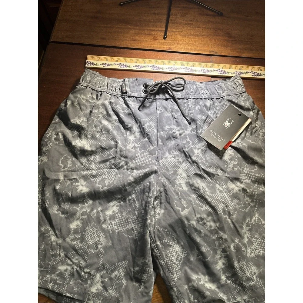 NWT Spyder‎ Swim Shorts Sz XL. UV Protection, Breathable, Mesh Liner.
